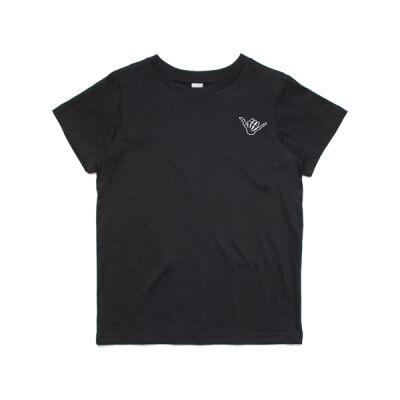 Kids Shaka T-Shirt (Black) Thumbnail