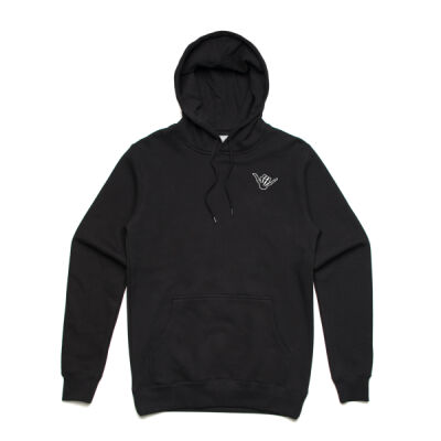 Unisex Shaka Hoodie (Black) Thumbnail